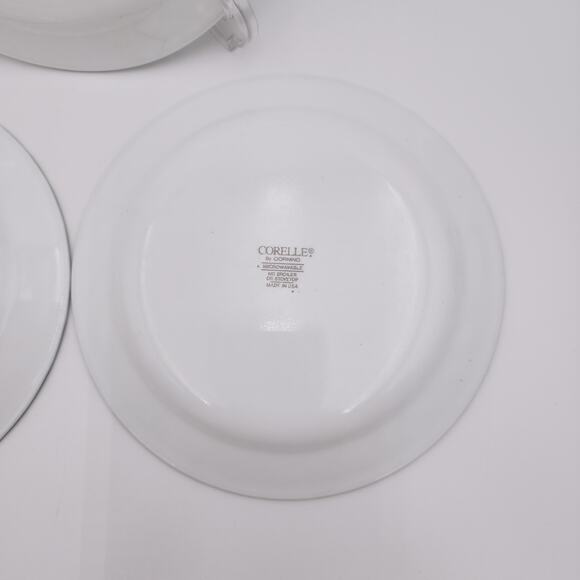 Set of 3 Corelle Callaway Salad Bread Plate 7.25 In Green White Ivy - Picture 8 of 11